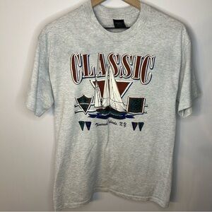 Vintage Classic Thousand Island, N.Y. T-Shirt, Size Large, Gray Heathered